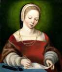 Netherlandish - A Girl Writing